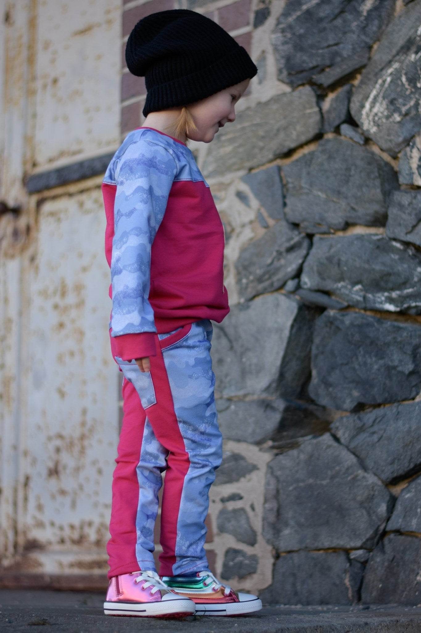 Alldayhose (3 Hosentypen mit verschiedenen Weiten und Figurtypen) für 69cm-140cm Körpergröße - Sewando