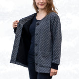 Nora - Cardigan mit knopfleiste - Gr. 34-50, A4+A0