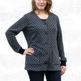 Nora - Cardigan mit knopfleiste - Gr. 34-50, A4+A0