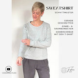 Sweatshirt mit Ärmel- & Saumbündchen in S-XL - Sewando
