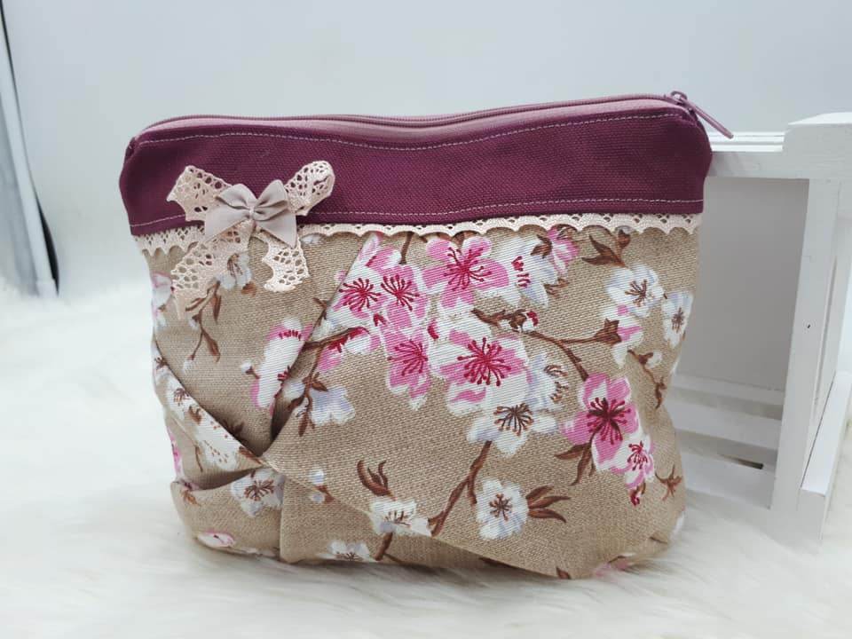 Schnittmuster Kosmetiktasche Swirlie mit Knotenoptik - Sewando
