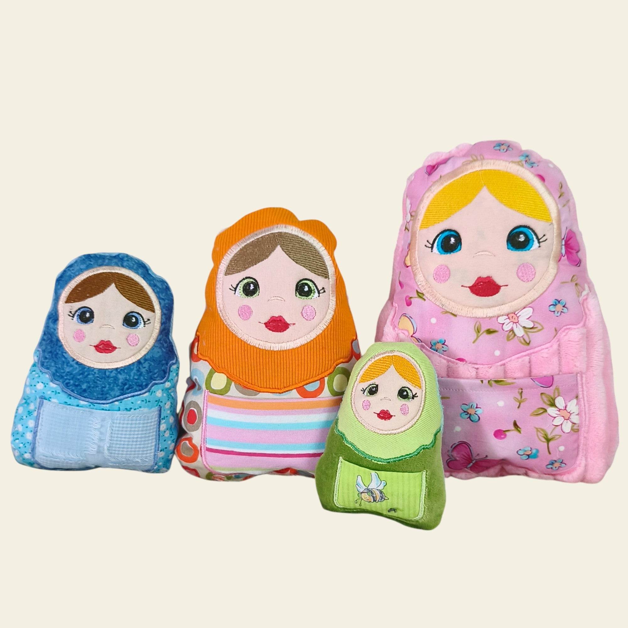 Stickdatei Matroschka mit Tasche Set 2520 - Sewando