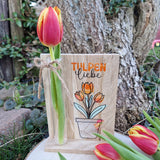 Plotter- und Laserdatei Tulpenliebe