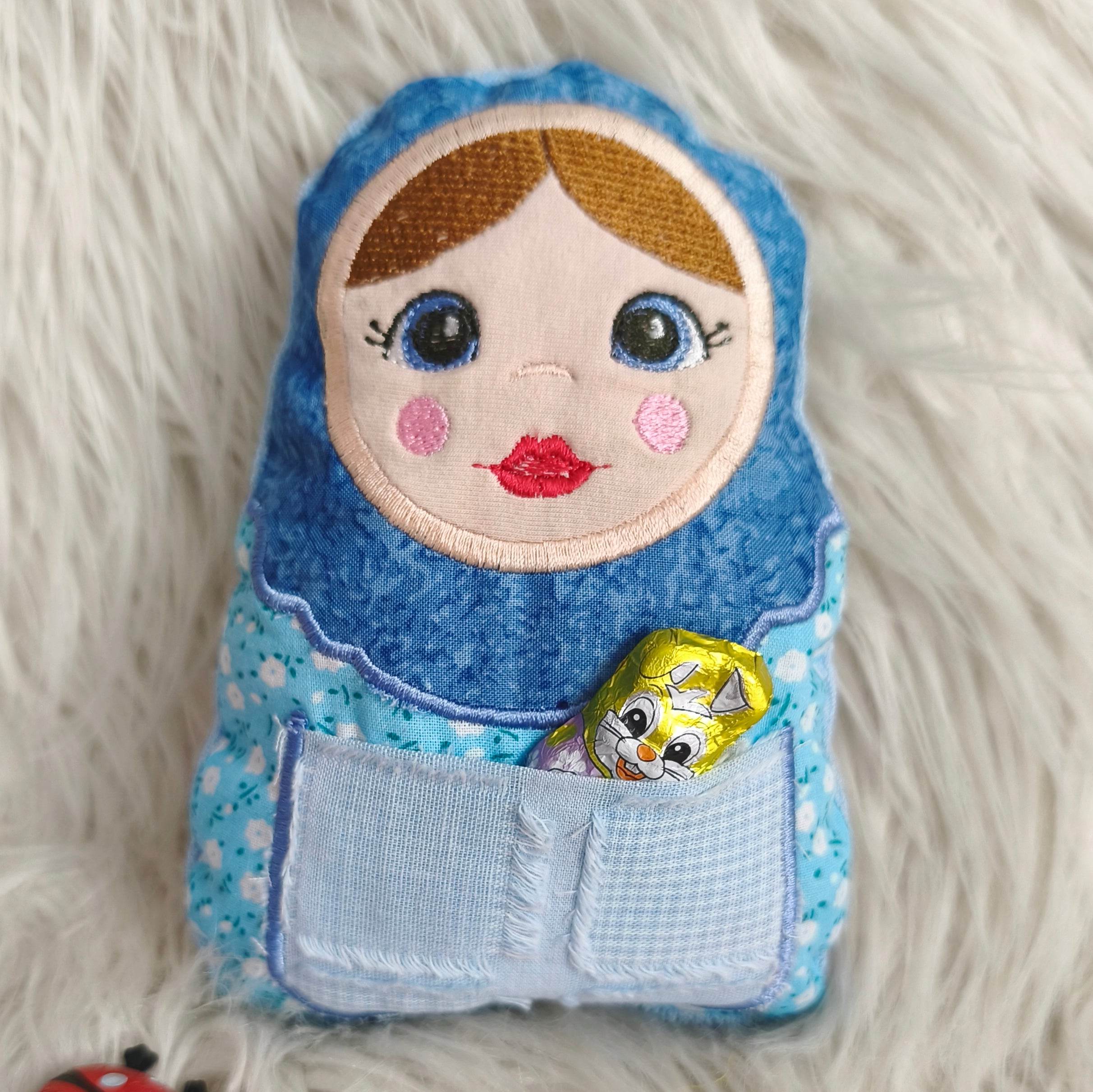 Stickdatei Matroschka mit Tasche Set 2520 - Sewando