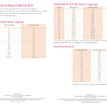 Schnittmuster Mamili´s Basic Leggings Gr. 32-60 - Sewando