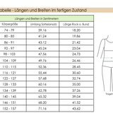 Schnittmuster Sattelrock Summerbreezy Gr. 74 bis 152 Freebie