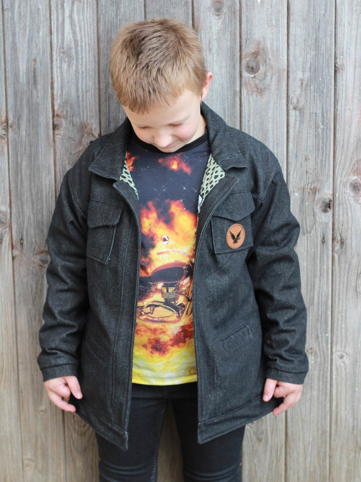 Schnittmuster Kinderjacke Boxy Gr. 74-164 - Sewando