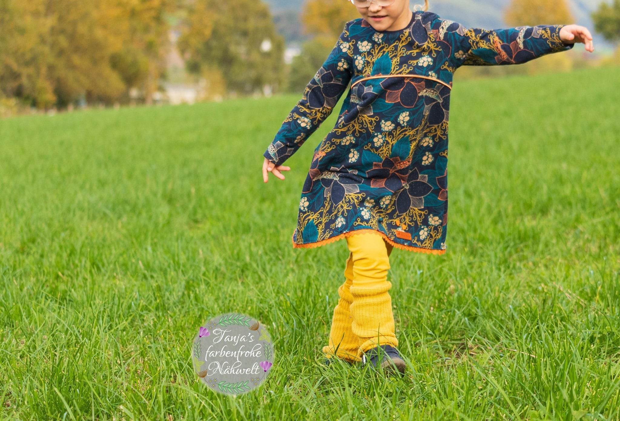 Herbstkleid Heidi Schnittmuster Kleid 50-170 - Sewando