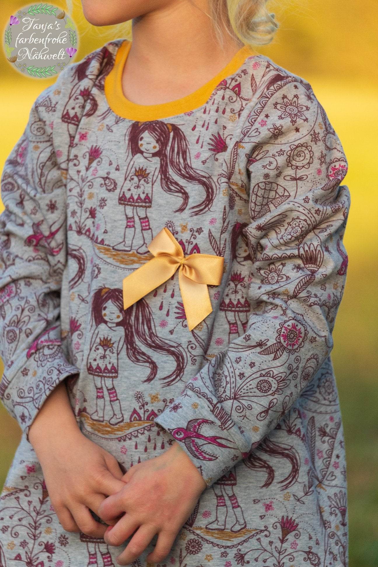 Herbstkleid Heidi Schnittmuster Kleid 50-170 - Sewando