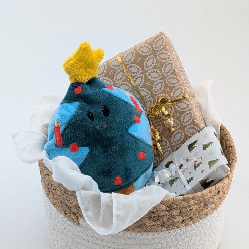 Tannenbaum Wendekuscheltier Krempeltierseite Level 2 - Nähanleitung und Schnittmuster - Sewando