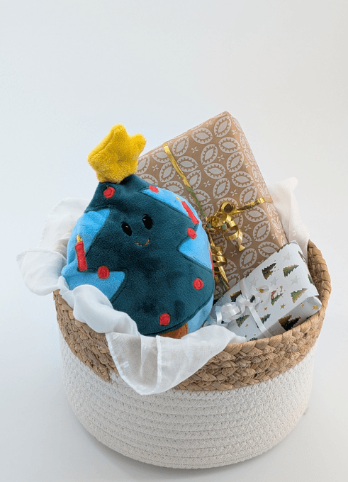 Tannenbaum Wendekuscheltier Krempeltierseite Level 2 - Nähanleitung und Schnittmuster - Sewando