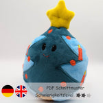 Tannenbaum Wendekuscheltier Krempeltierseite Level 2 - Nähanleitung und Schnittmuster - Sewando