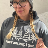 Plotterdatei Tannenbäume – für Weihnachtsdeko, Karten und Textilien SVG | DXF | JPEG + Karten-PDF