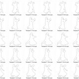 Stickdatei  - Tänzer klassisch Tanzpaar tanzen Tanz Dancing Linie schlicht ♥ einfach ♥ schnell