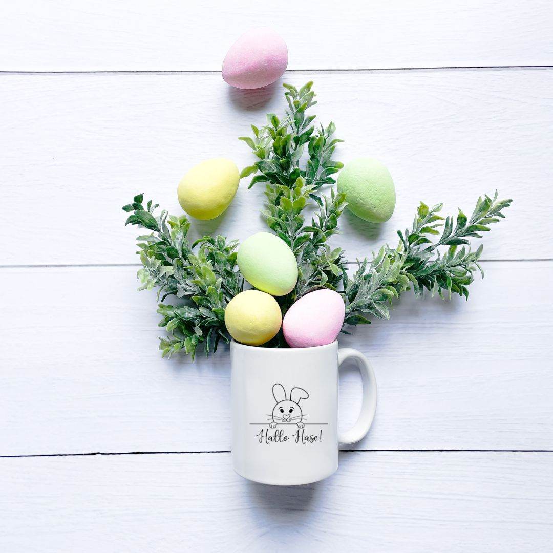 Plotterdateien Ostern Bundle – 10 süße Osterdesigns mit Hasen, Sprüchen & Frühlingsmotiven - Sewando