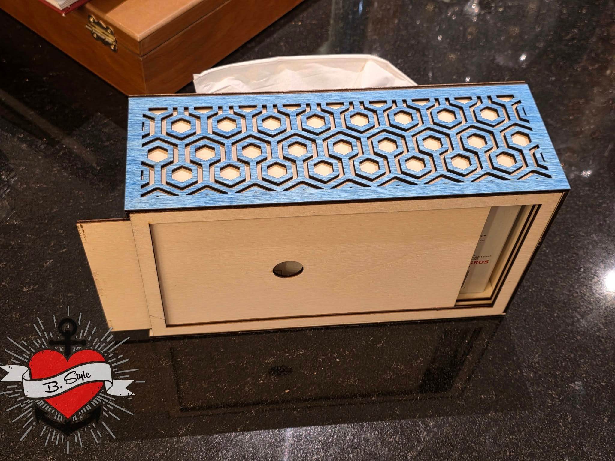 Taschentuchbox *TaTüBo* 3mm & 4 mm Laserdatei - Sewando