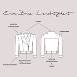 Schnittmuster Bikerjacke „Eine Brise Leichtigkeit“ Damen Gr. 32 - 62 - Sewando