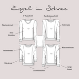 Schnittmuster Pullover "Engel im Schnee" Damen Gr. 32 - 54