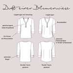 Schnittmuster Bluse „Duft einer Blumenwiese“ Damen Gr. 32 - 62 - Sewando
