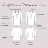 Schnittmuster Bluse „Duft einer Blumenwiese“ Damen Gr. 32 - 62 - Sewando