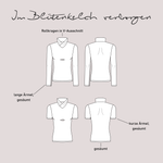 Schnittmuster Rollkragenshirt „Im Blütenkelch verborgen“ Damen Gr. 32 - 62 - Sewando