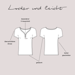 Schnittmuster Shirt „Locker und leicht“ Damen Gr. 32 - 62 - Sewando