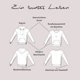 Schnittmuster Hoodie „Ein buntes Leben“ Damen Gr. 32 - 62 - Sewando