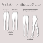 Schnittmuster Strumpfhose „Heldin in Strumpfhosen“ Damen Gr. 32 - 62 - Sewando