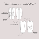 Schnittmuster Cardigan „Von Wärme umhüllt“ Damen Gr. 32 - 62 - Sewando