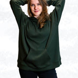 Tessa – Oversized Hoodie & Pullover mit Kragen oder Kapuze Gr. 34-50 / BU 80-116 - Sewando