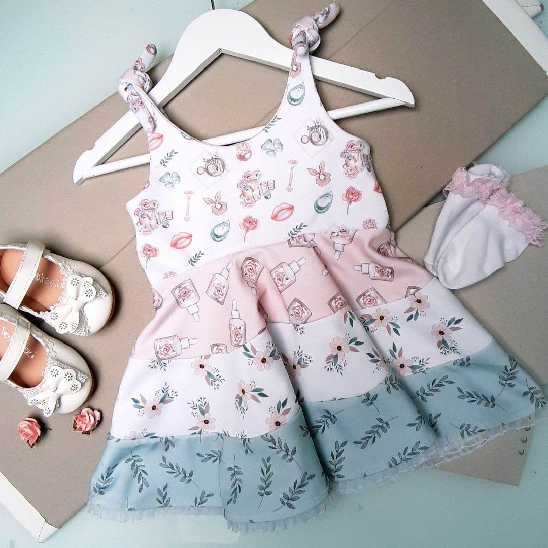 Schnittmuster Kinderkleid Britta Gr. 80-152 | A4-/A0-Datei - Sewando