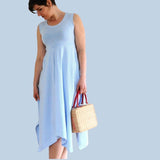Schnittmuster Jerseykleid Pamina Gr. 34-54 - A4/A0-Datei - Sewando
