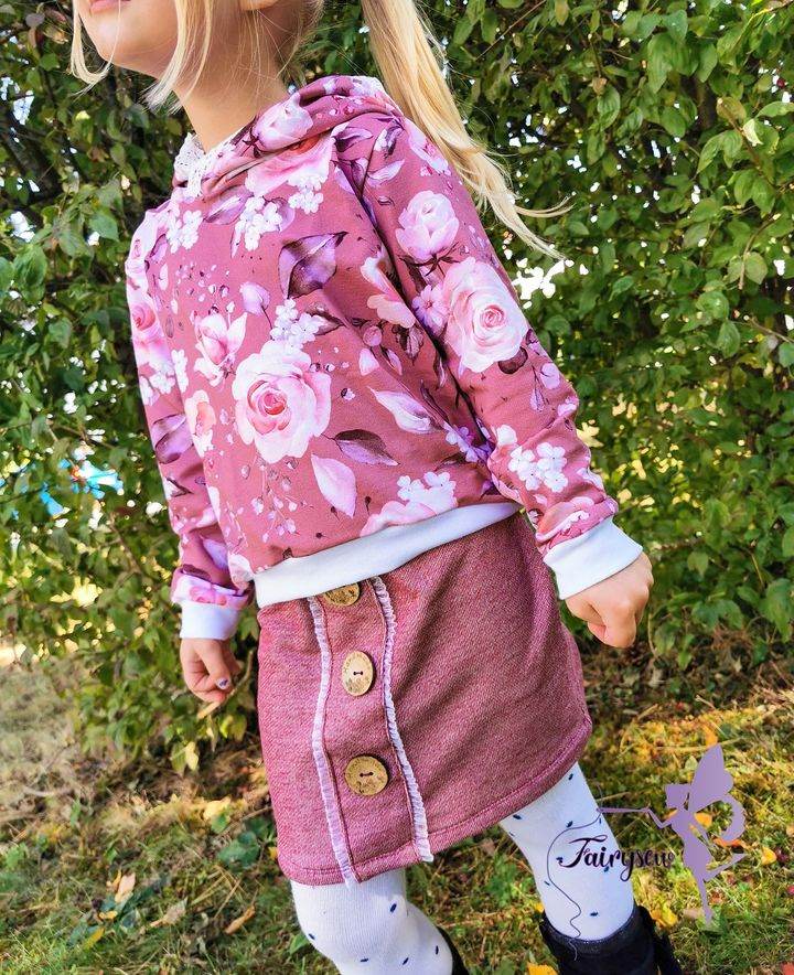Schnittmuster Happy Daniele - Gr 86-164 - Pullover, Crop-Pullover, Hoodie - Sewando
