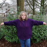 Oversize Sweatjacke #seweasy Damen Gr. 32-60