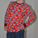 Schnittmuster timtom No.24 Shirt mit vorne-wie-hinten-Ausschnitt,zwei Weiten Gr.86-128 - Sewando