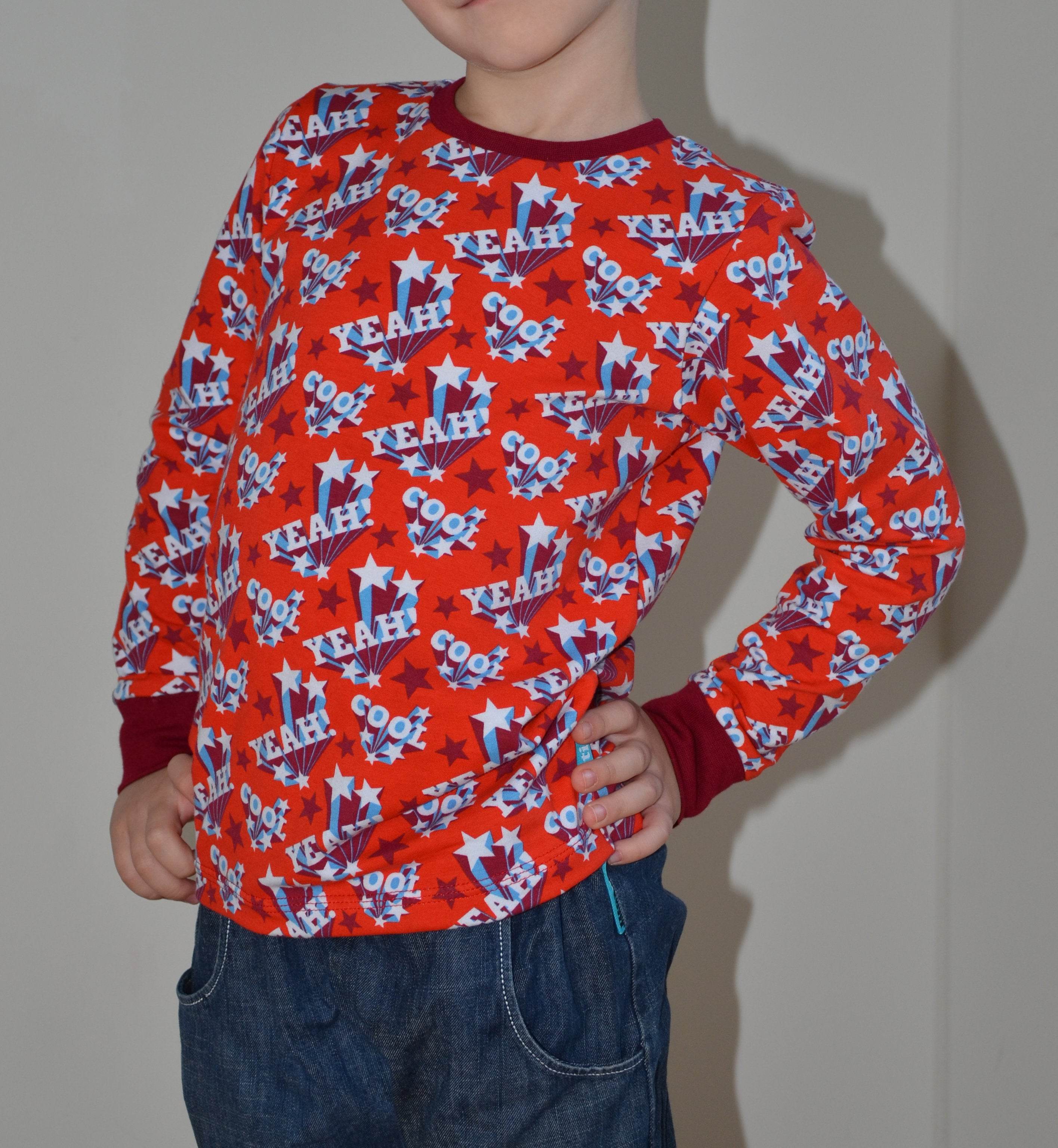 Schnittmuster timtom No.24 Shirt mit vorne-wie-hinten-Ausschnitt,zwei Weiten Gr.86-128 - Sewando