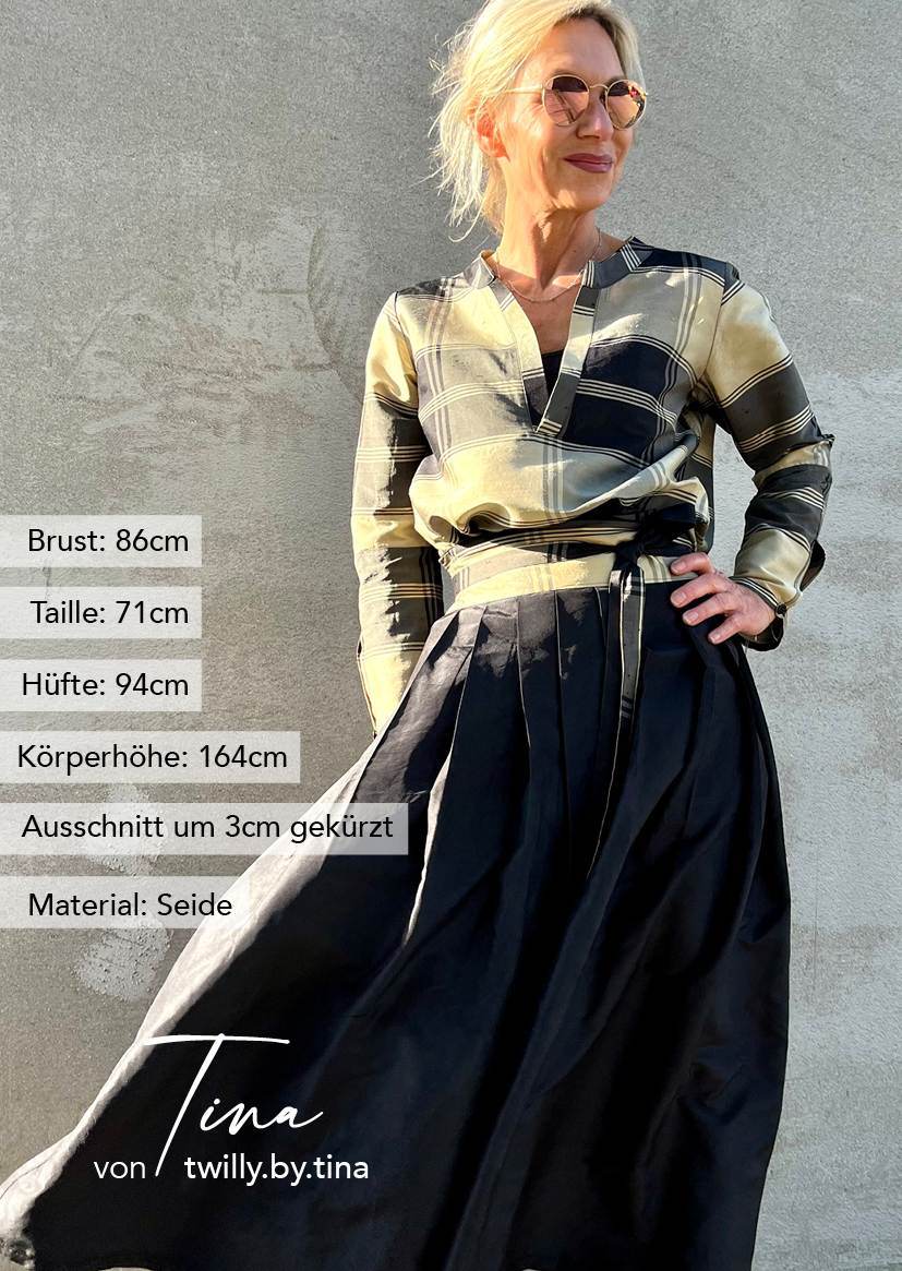 Schnittmuster Bluse Leonie Gr. 34–50 – PDF A4, A0 inkl. Anleitung - Sewando
