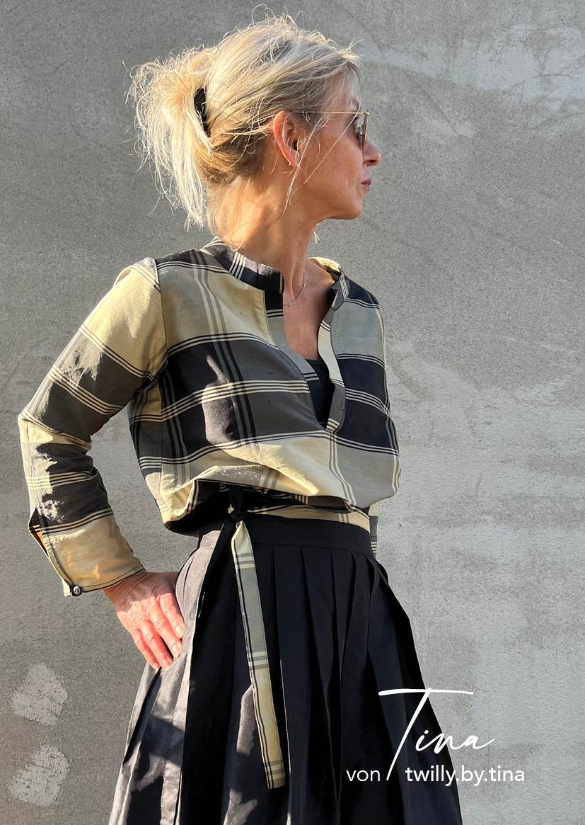 Schnittmuster Bluse Leonie Gr. 34–50 – PDF A4, A0 inkl. Anleitung - Sewando