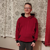 Schnittmuster Oversized Hoodie Weites Winter Meer Herren
