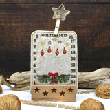 Stickdatei ITH Tischadventskalender Kerzen ab 10x10cm Adventskalender