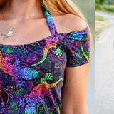 ANCIOLINA SOMMERLICHES NECKHOLDER-SHIRT - EBOOK 34-54 - Sewando