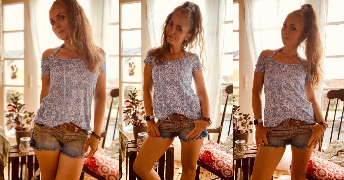 ANCIOLINA SOMMERLICHES NECKHOLDER-SHIRT - EBOOK 34-54 - Sewando