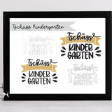 Plotterdatei "Tschüss Kindergarten"
