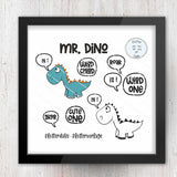 Plotterdatei  "Mr. Dino" auch zum Drucken