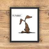 Plotterdatei "Mr Rabbit"