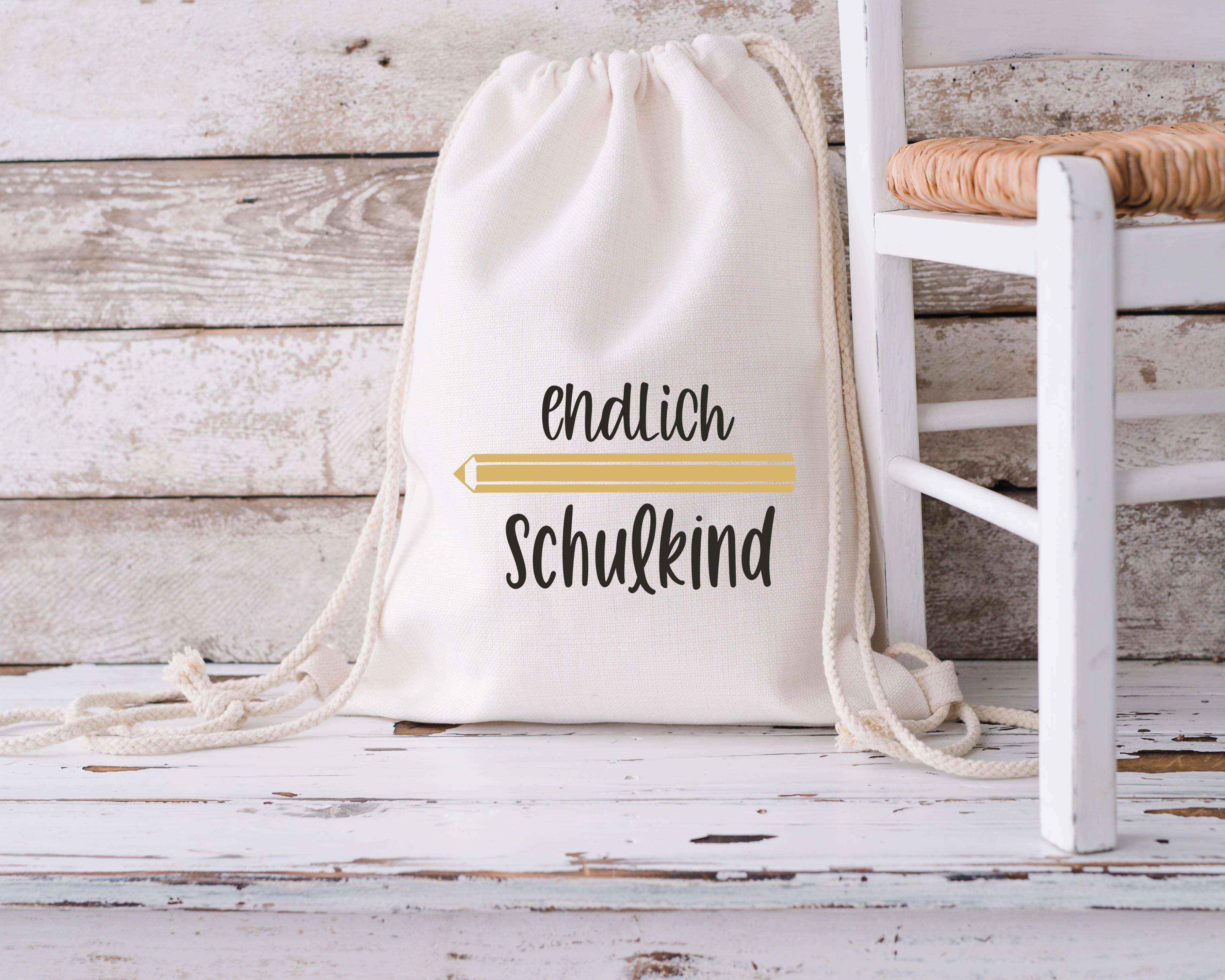 Plotterdatei Endlich Schulkind - Sewando