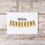 Plotterdatei Endlich Schulkind - Sewando