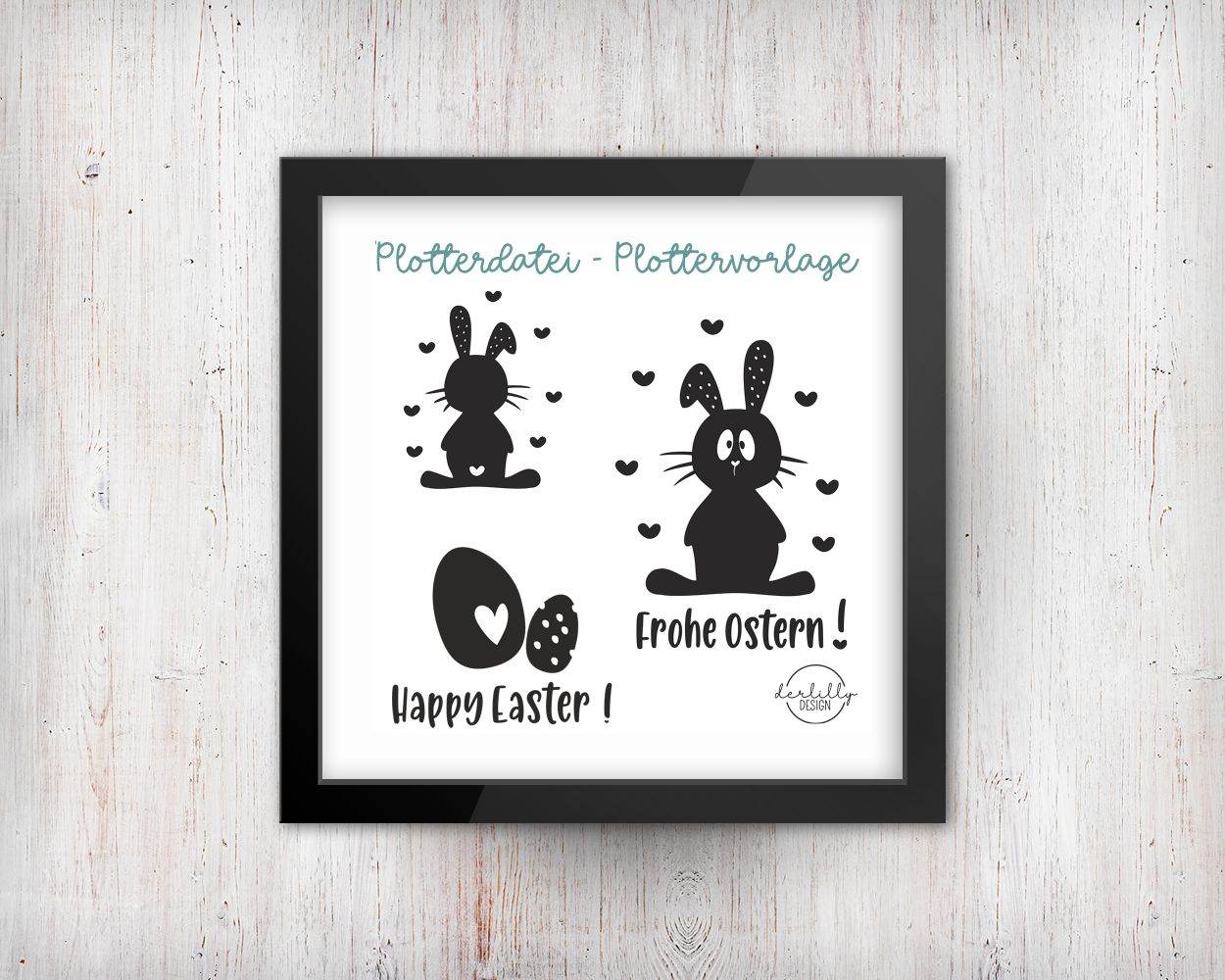 Plotterdatei Happy Easter #1 - Sewando