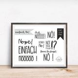 Plotterdatei  "Einfach Nö!"