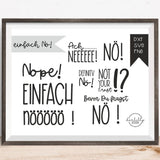 Plotterdatei  "Einfach Nö!"